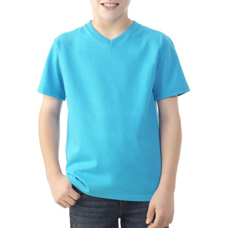 Fruit of the Loom Best™ Collection Boys' V-Neck Tee - ADDROS.COM